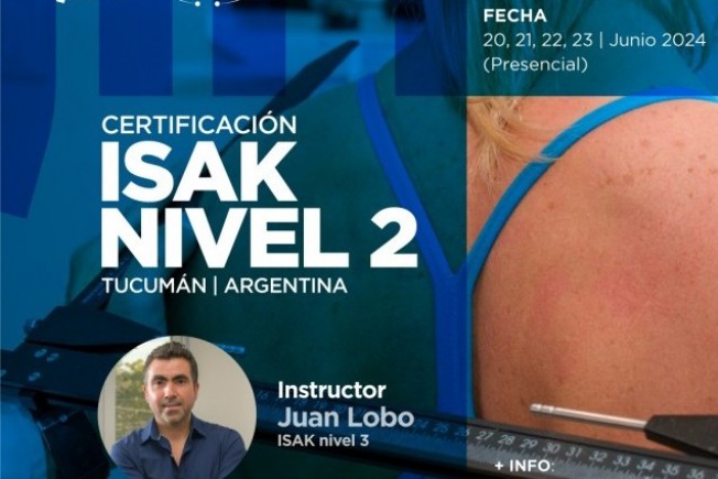   ISAK NIVEL  2 - 20, 21, 22 y 23  JUNIO 2024 